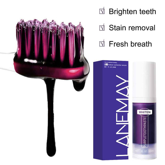 V34 Purple Whitening Toothpaste