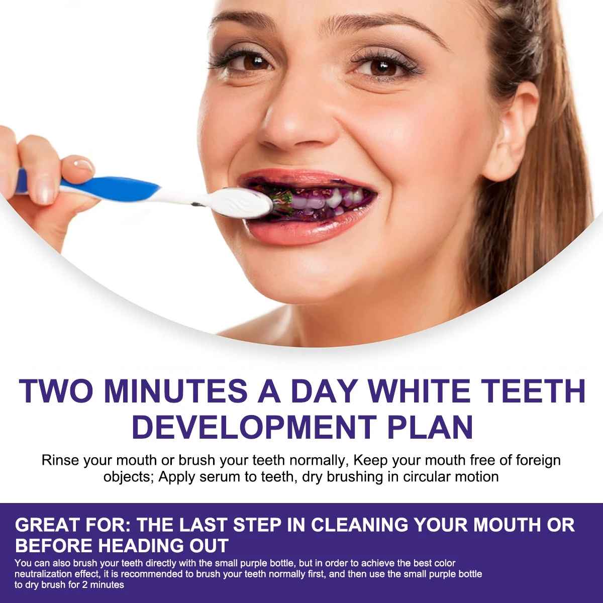 V34 Purple Whitening Toothpaste